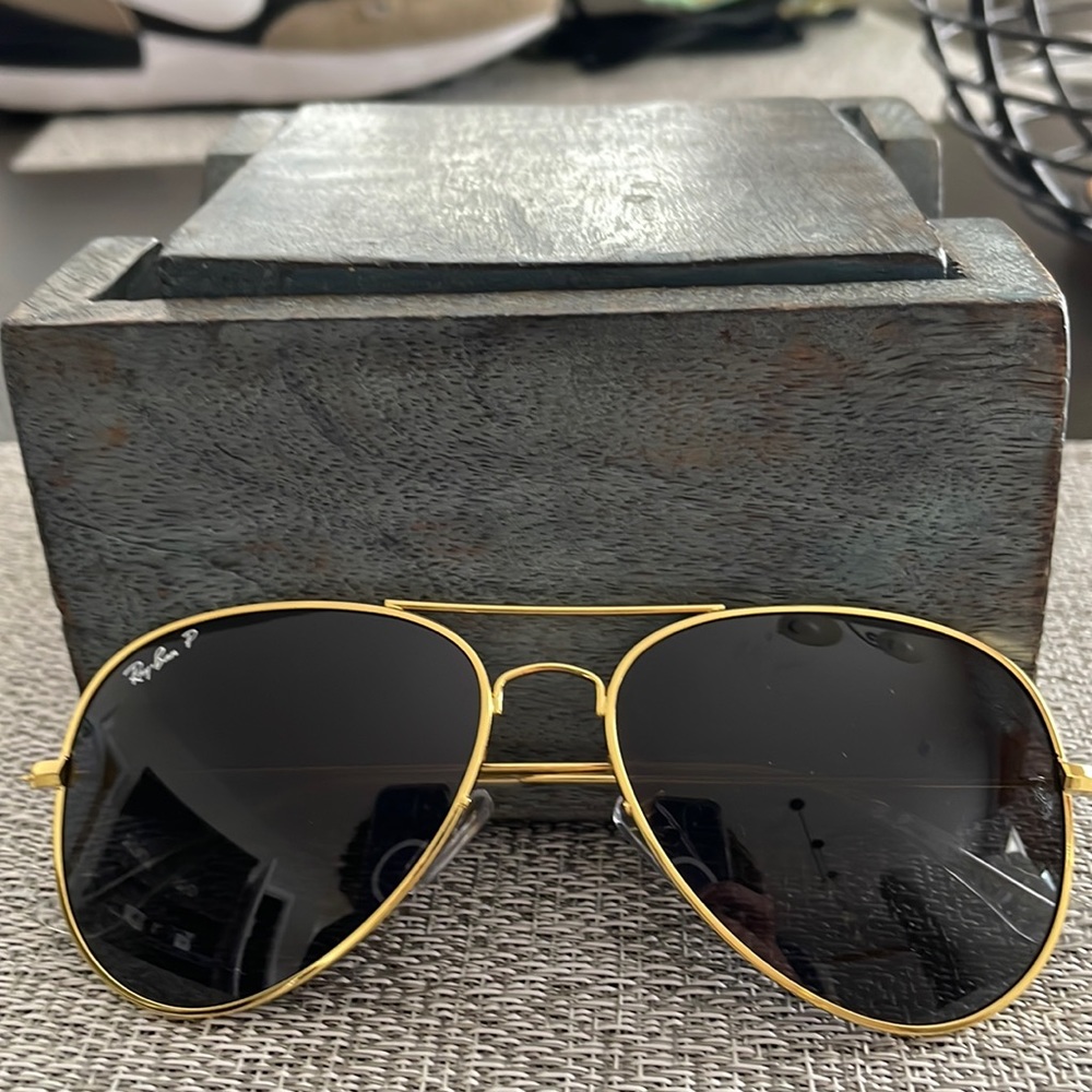Ray-Ban Sunglasses Aviator Classic Gold Frame